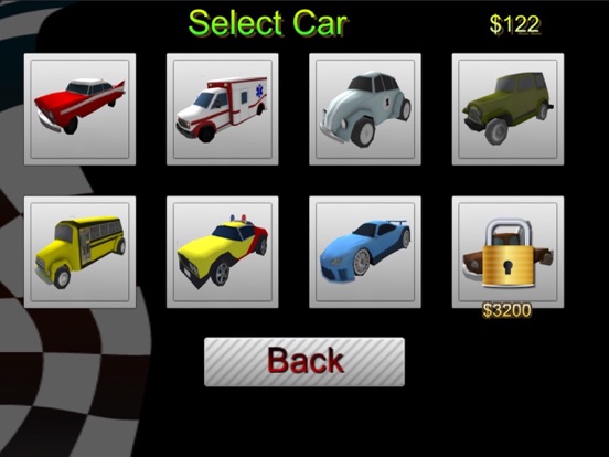 Bumper Slot Car Race game QCat iPad screenshot