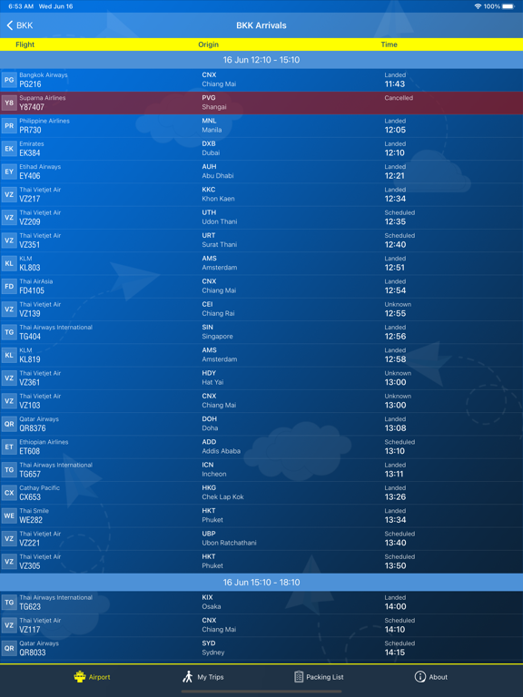 Screenshot #5 pour Suvarnabhumi Airport BKK Info