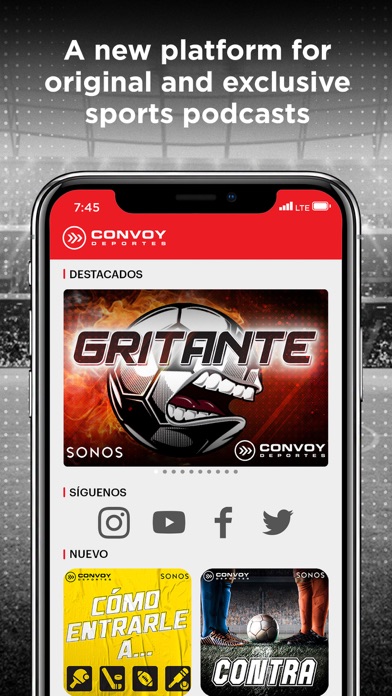 Convoy Deportes Screenshot