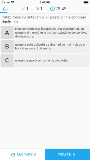 Chestionare auto SoferOnline screenshot 3