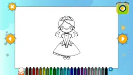 princess coloring kids games iphone screenshot 2