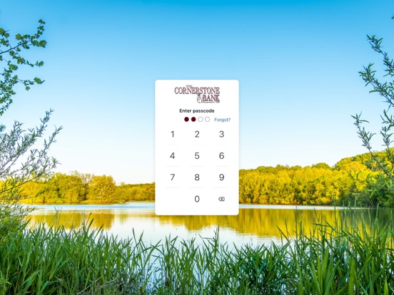 My Cornerstone Bank iPad screenshot 2 - Finance app