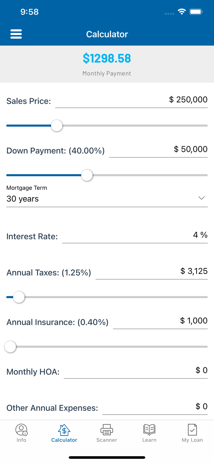 Military Home Loan Division