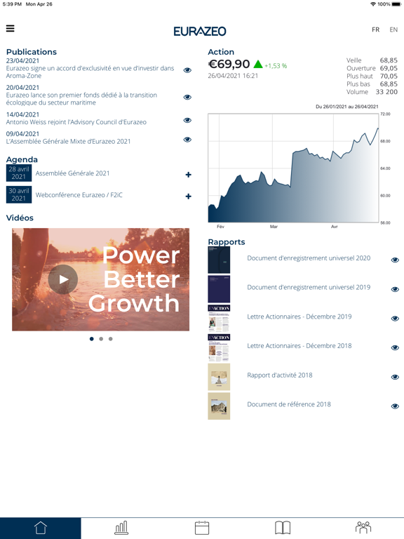 Screenshot #4 pour Eurazeo for Shareholders
