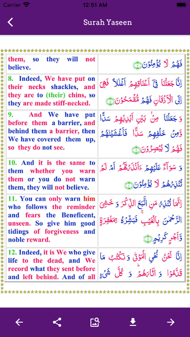 Surah Yaseen Offline Screenshot