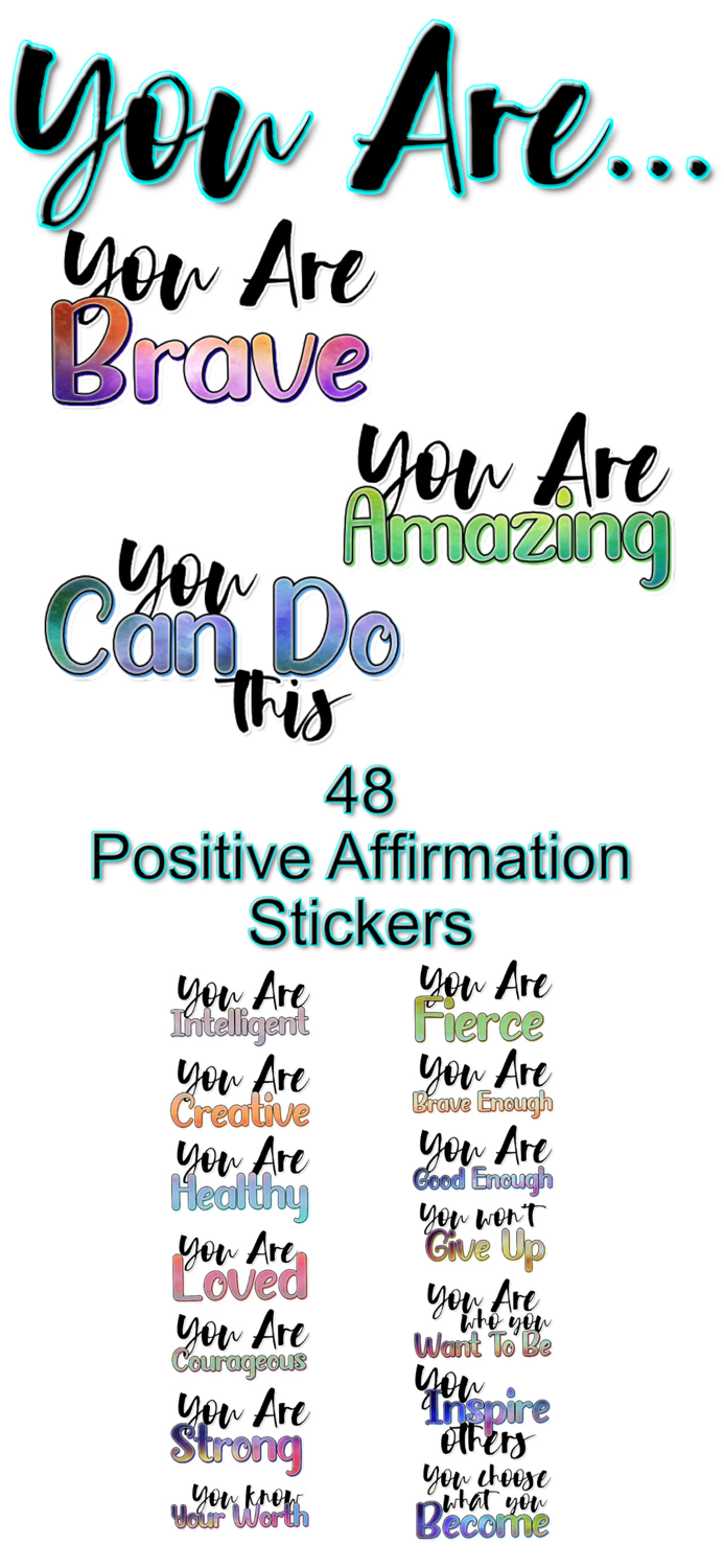 You Are Motivational Stickers