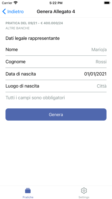 NSA-Imprese Screenshot