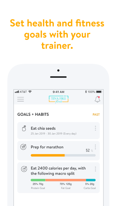 Tina Fike Fitness Screenshot