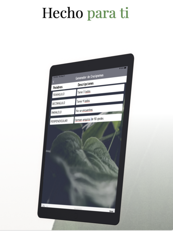 Screenshot #6 pour Generador Crucigrama