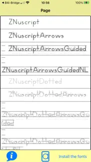 elementary letters + fonts iphone screenshot 1