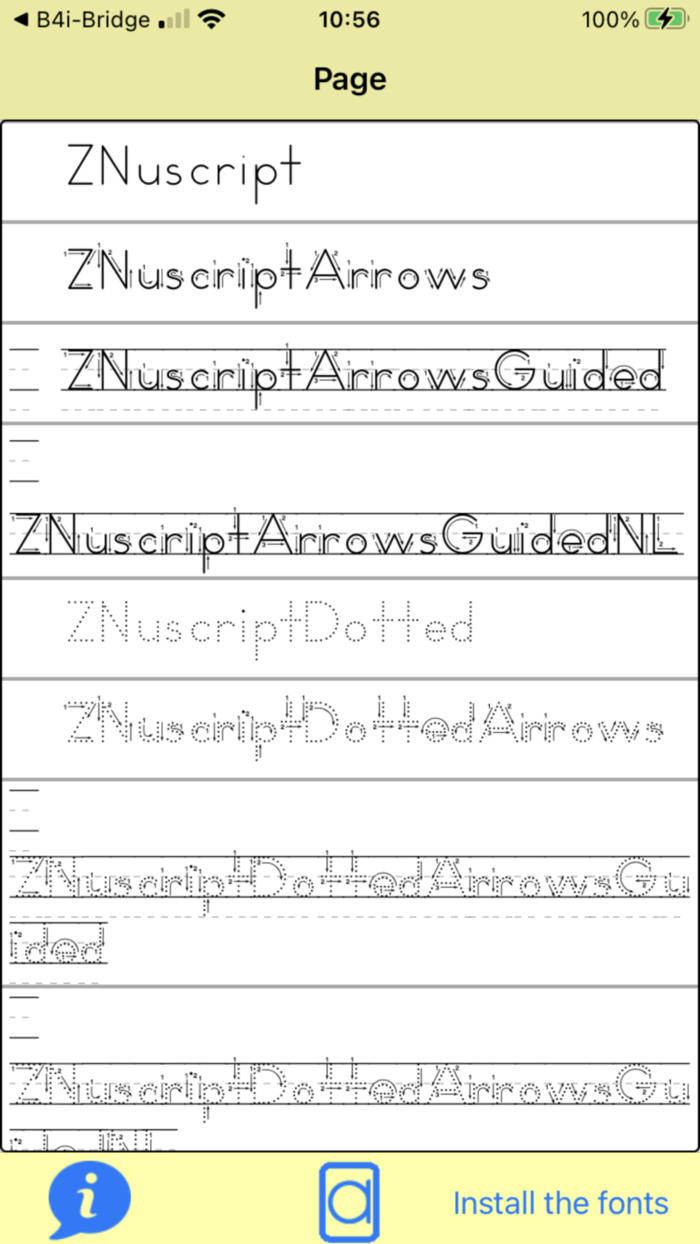 Elementary Letters  Fonts