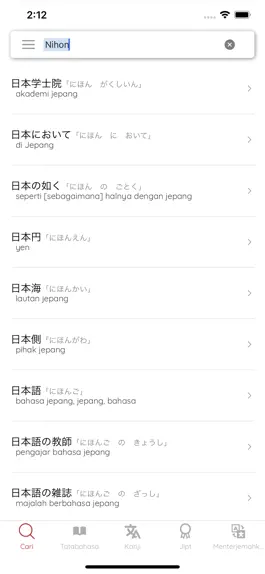 Game screenshot Kamus Jepang Indonesian mod apk