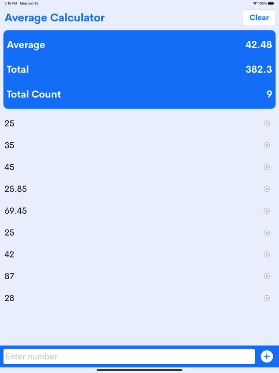 Screenshot #4 pour Average Calculator Pro - Mean