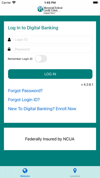 Memorial FCU Gulfport MS Screenshot
