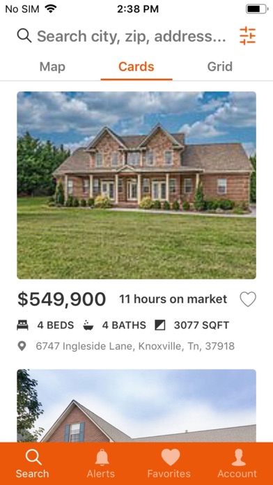 East Tennessee Homes Screenshot