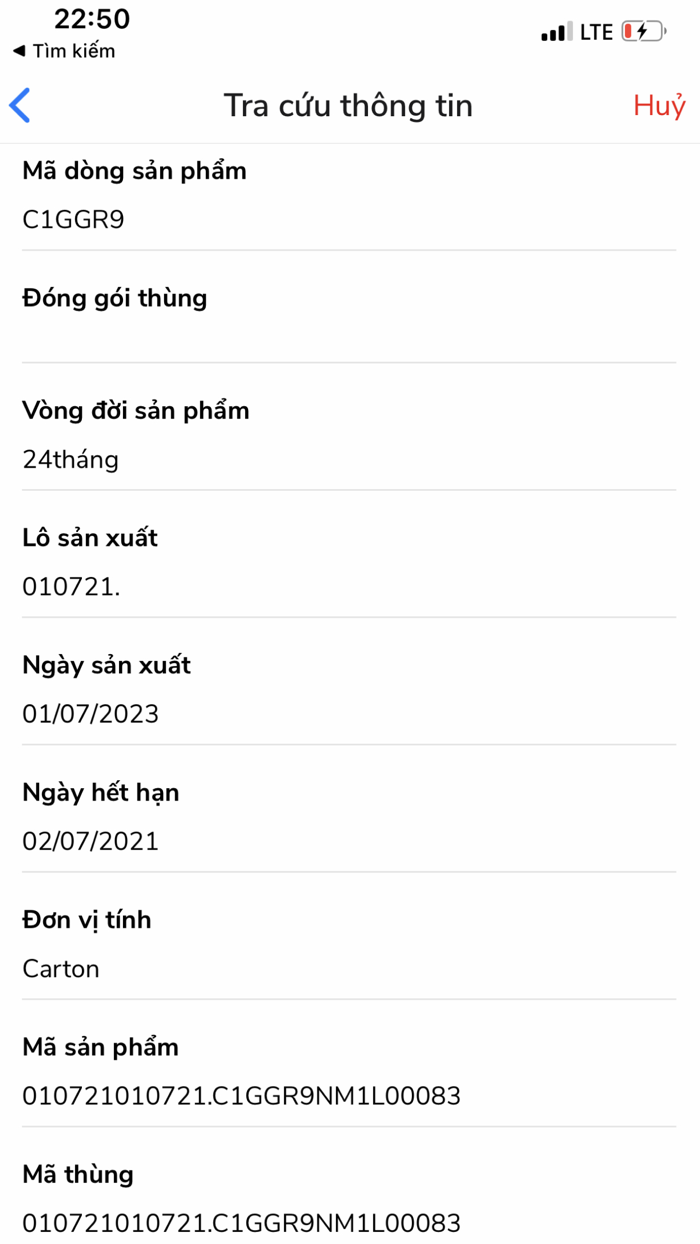 Nutricare-SKU tracking
