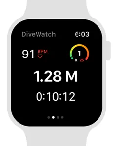 DiveWatch - Dive Tracker screenshot #2 for Apple Watch