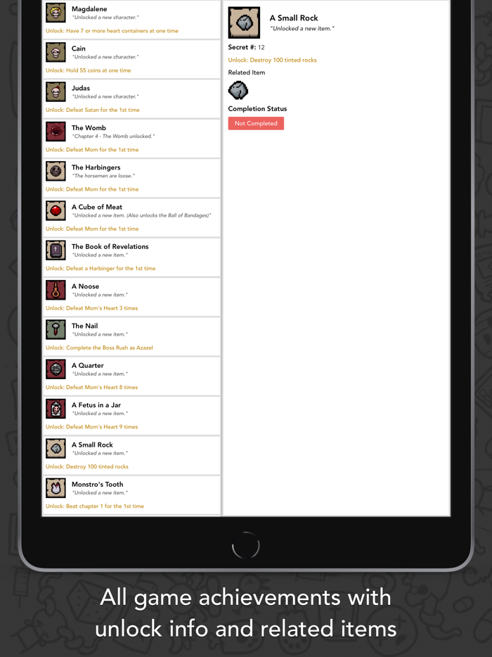 Guide for Binding of Isaac