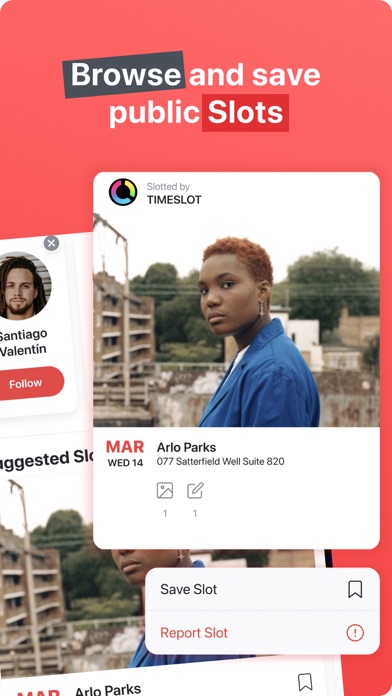 Timeslot - Social Calendar Screenshot