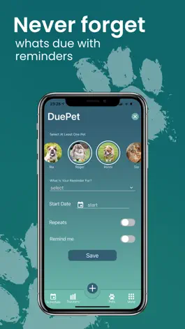 Game screenshot DuePet - Pet Care Diary hack