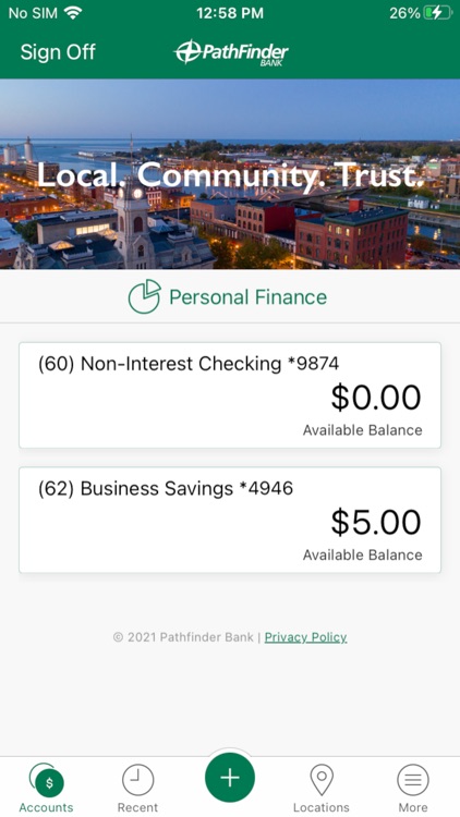 Pathfinder Bank Mobile