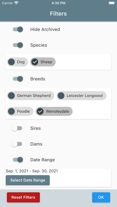 Birthing Planner Screenshot