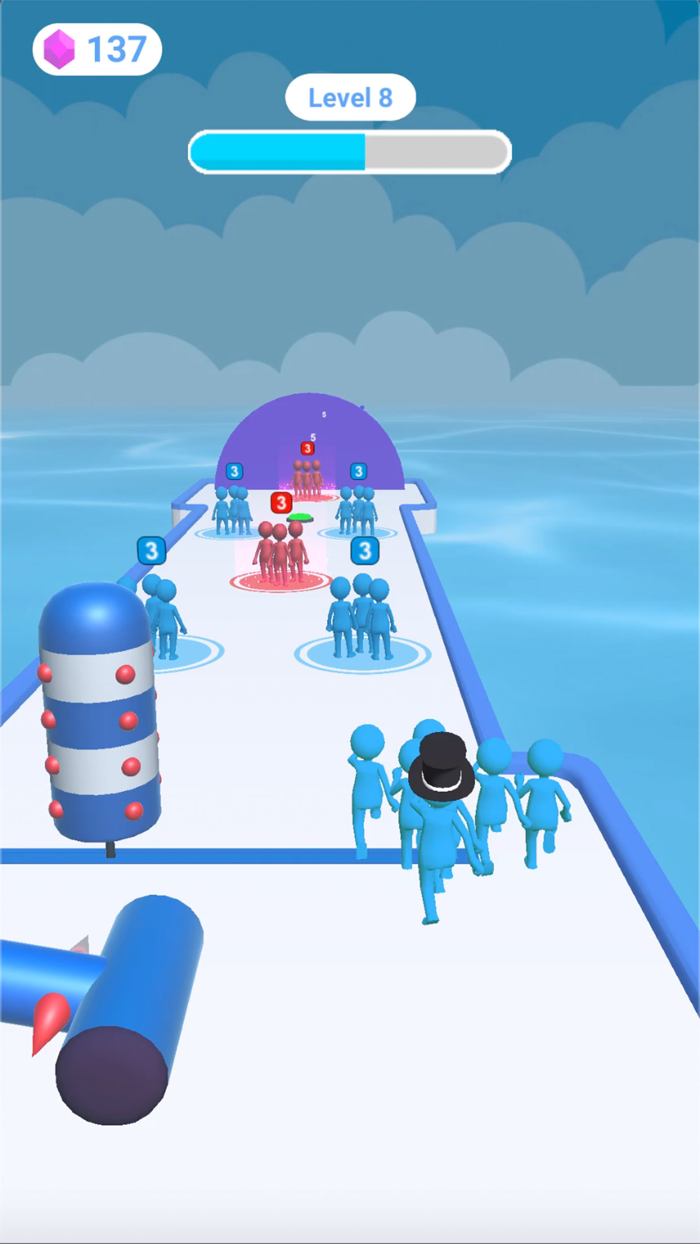 Castle Raid 3D Muscle Race