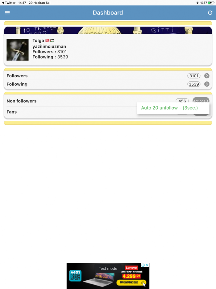 FollowScope for Twitter