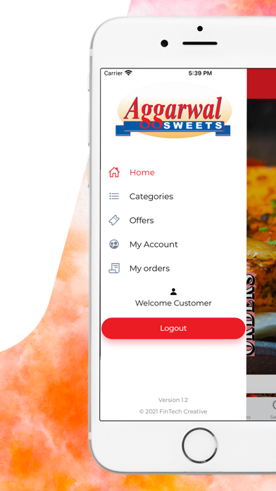 Aggarwal Sweets Screenshot