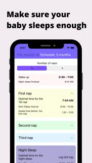 newborn sleep log & schedule iphone screenshot 4