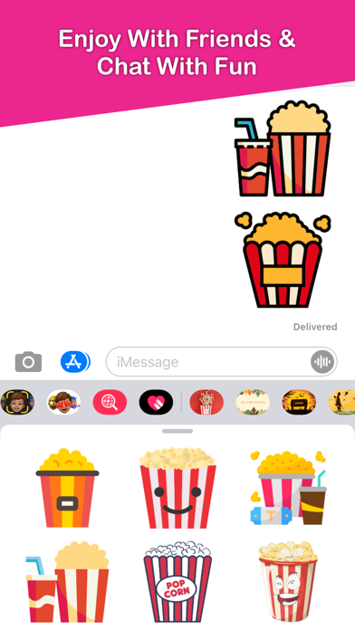 Popcorn Emojis Screenshot