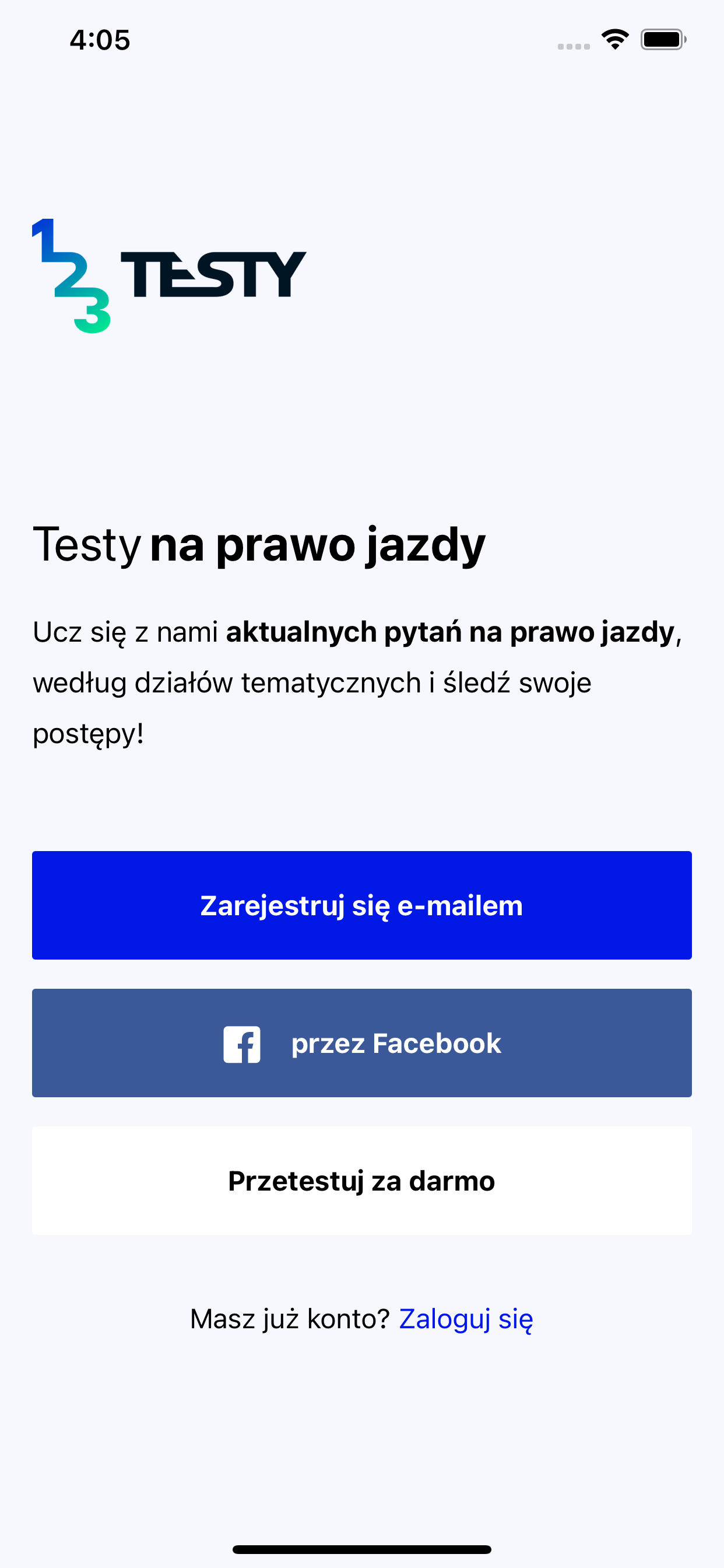 Testy na prawo jazdy 123TESTY