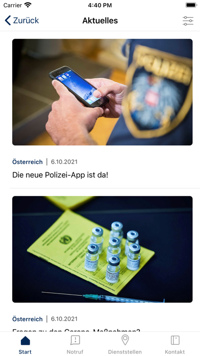 Polizei Screenshot