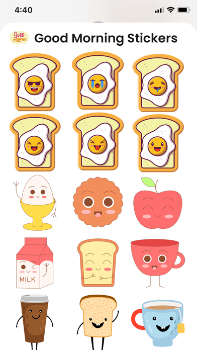 Good Morning Stickers!! Screenshot