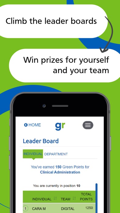 Royal Papworth; Green Rewards Screenshot