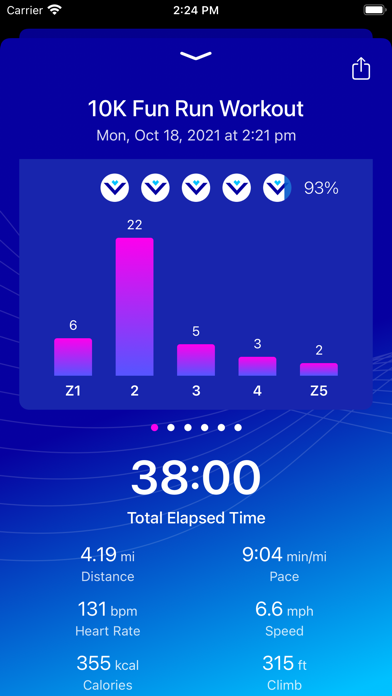 VALR Fitness Screenshot