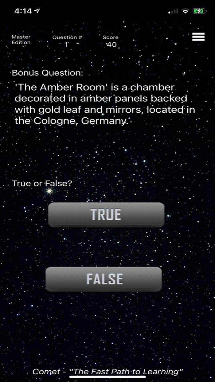 Master - Comet Spelling