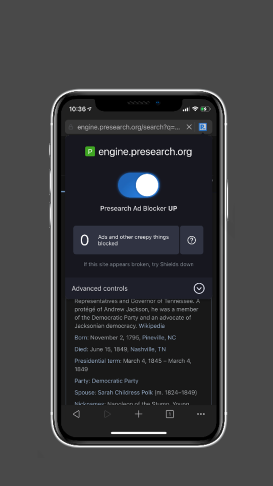 #3. Presearch Privacy Browser (iOS) By: Presearch.org Global Limited