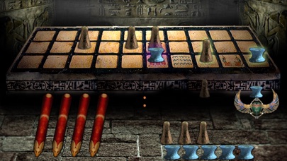 Egyptian Senet (Ancient Egypt Game) The Mysterious Soul Journey. Queen Nefertari playing match against an invisible adversary inside her tomb as a way screenshot 3