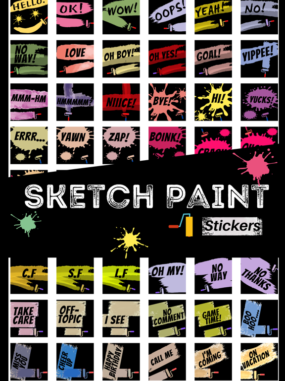 Screenshot #4 pour Sketch Paint Stickers