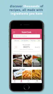 How to cancel & delete supercook recipe by ingredient 4