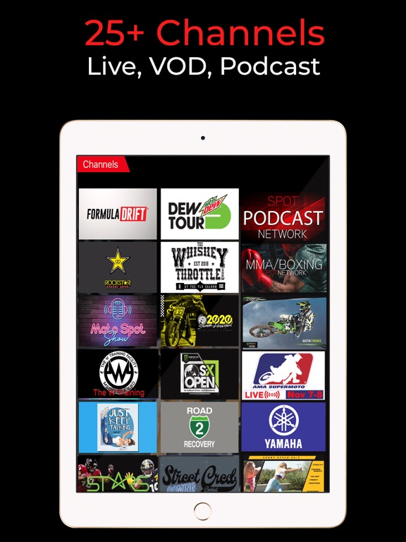 Spot Network iPad screenshot 2 - Entertainment app