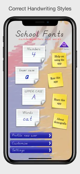 Game screenshot School Fonts - Learn to write mod apk