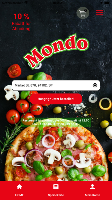 Pizzeria Mondo Aldenhoven Screenshot
