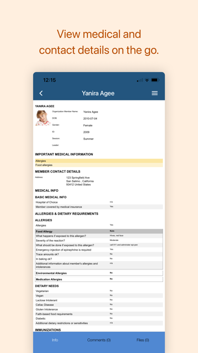 ePACT Admin Screenshot