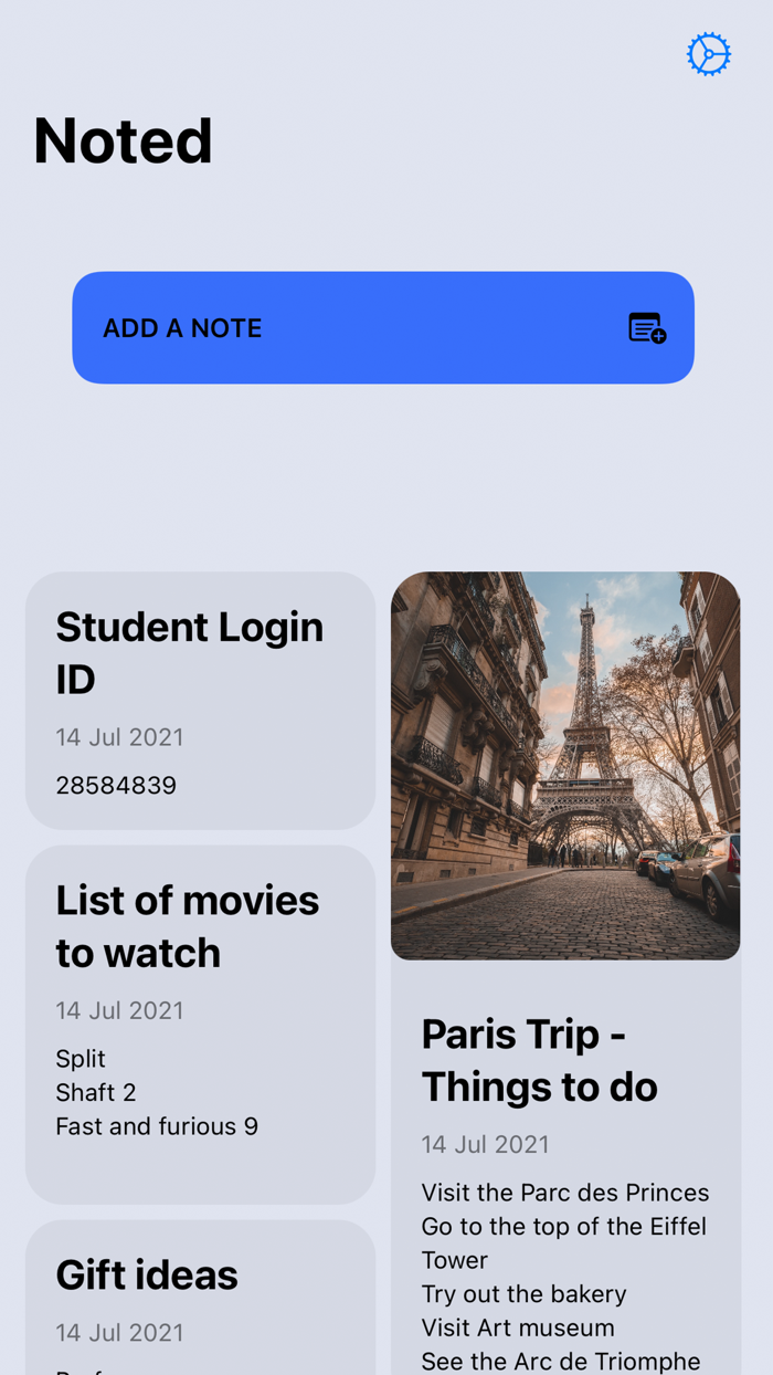 Noted Modern and Minimal Notes