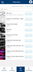 Indigo Fitness screenshot #4 for iPhone