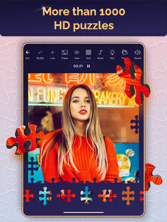 Screenshot #4 pour MG Puzzle: photo puzzles maker