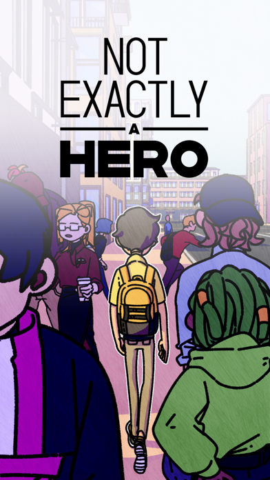 Screenshot #1 pour Not Exactly A Hero: novel game