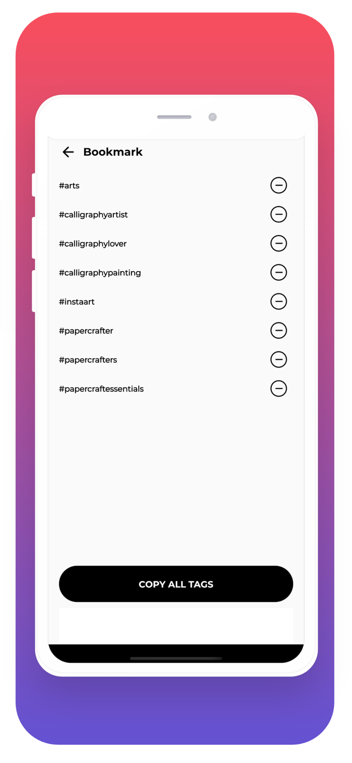 Hashtag for Insta FB and twitter
